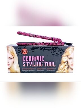 100% Ceramic Styling Tool, Purple Pink Zebra. PYT7